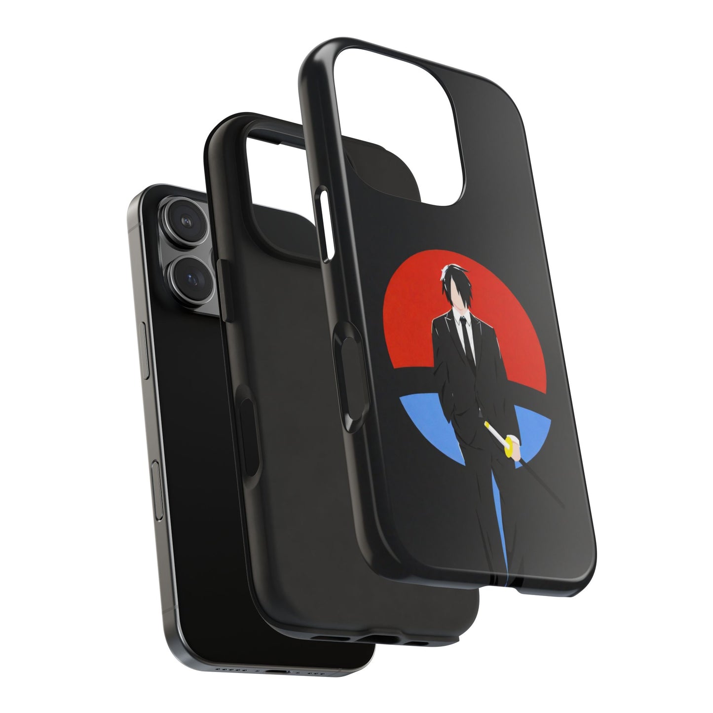 Uchiha Clan Sword Suit Sasuke Uchiha Naruto Boruto Black Hair Anime iPhone Cases