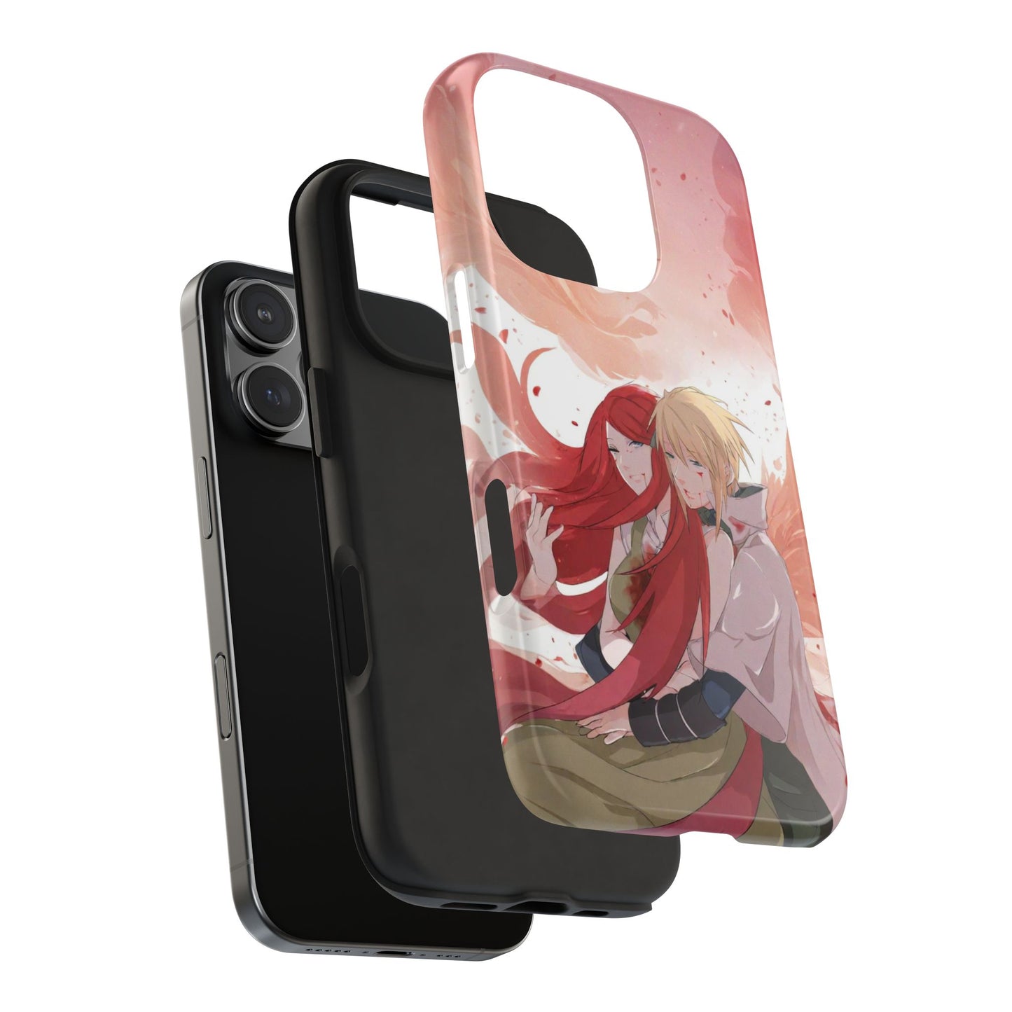 Kushina Uzumaki Minato Namikaze Anime Naruto iPhone Cases