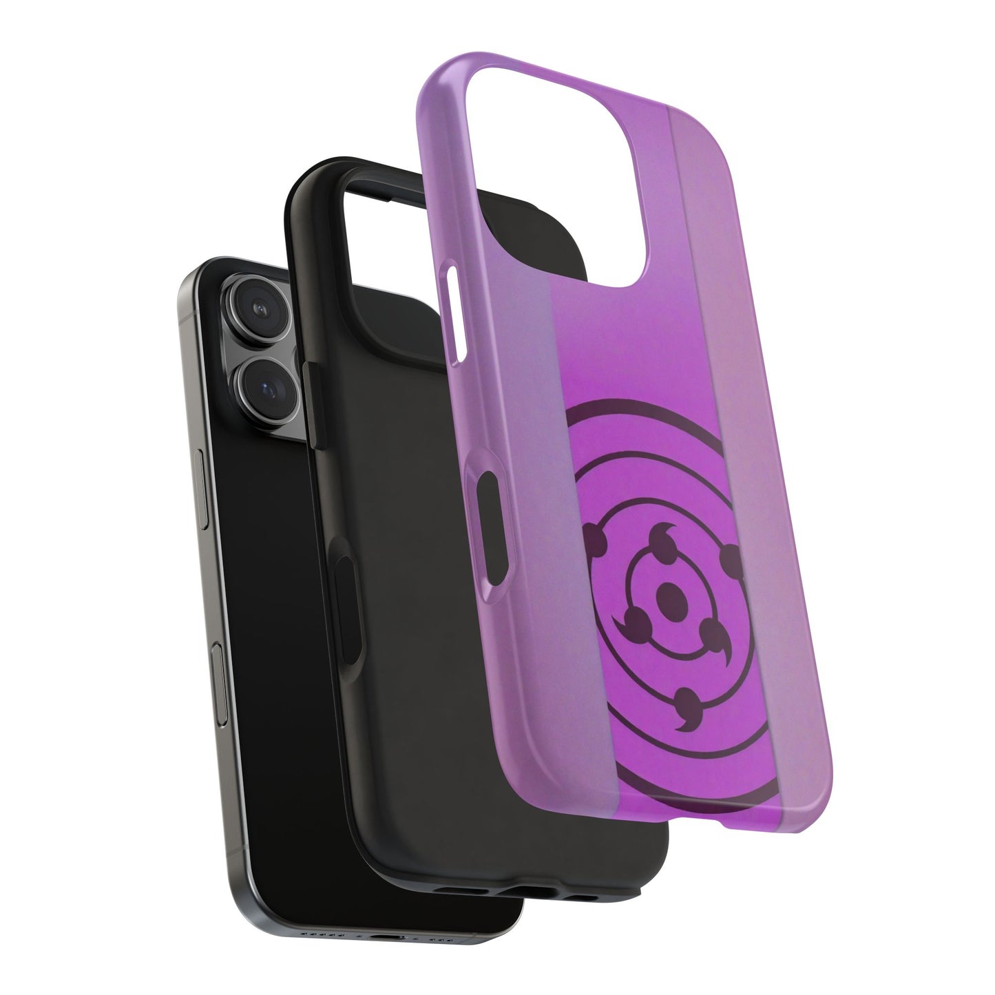 Purple Rinnegan Naruto Boruto Purple Anime iPhone Cases