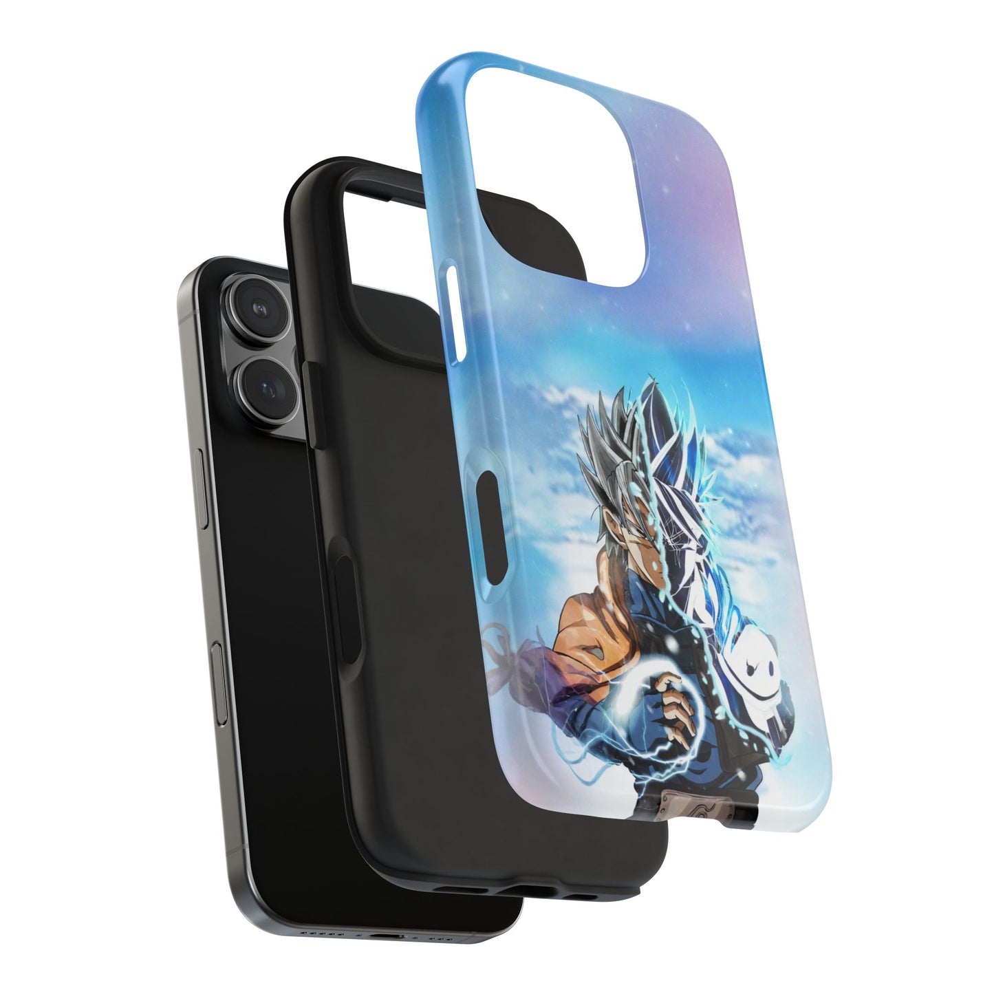 Kakashi Hatake Goku Naruto Dragon Ball Super Ultra Instinct (Dragon Ball) Anime Crossover iPhone Cases