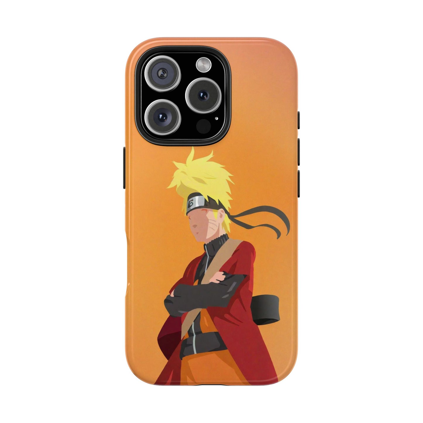 Minimalist Hokage Ninja Warrior Naruto Uzumaki Anime Naruto iPhone Cases