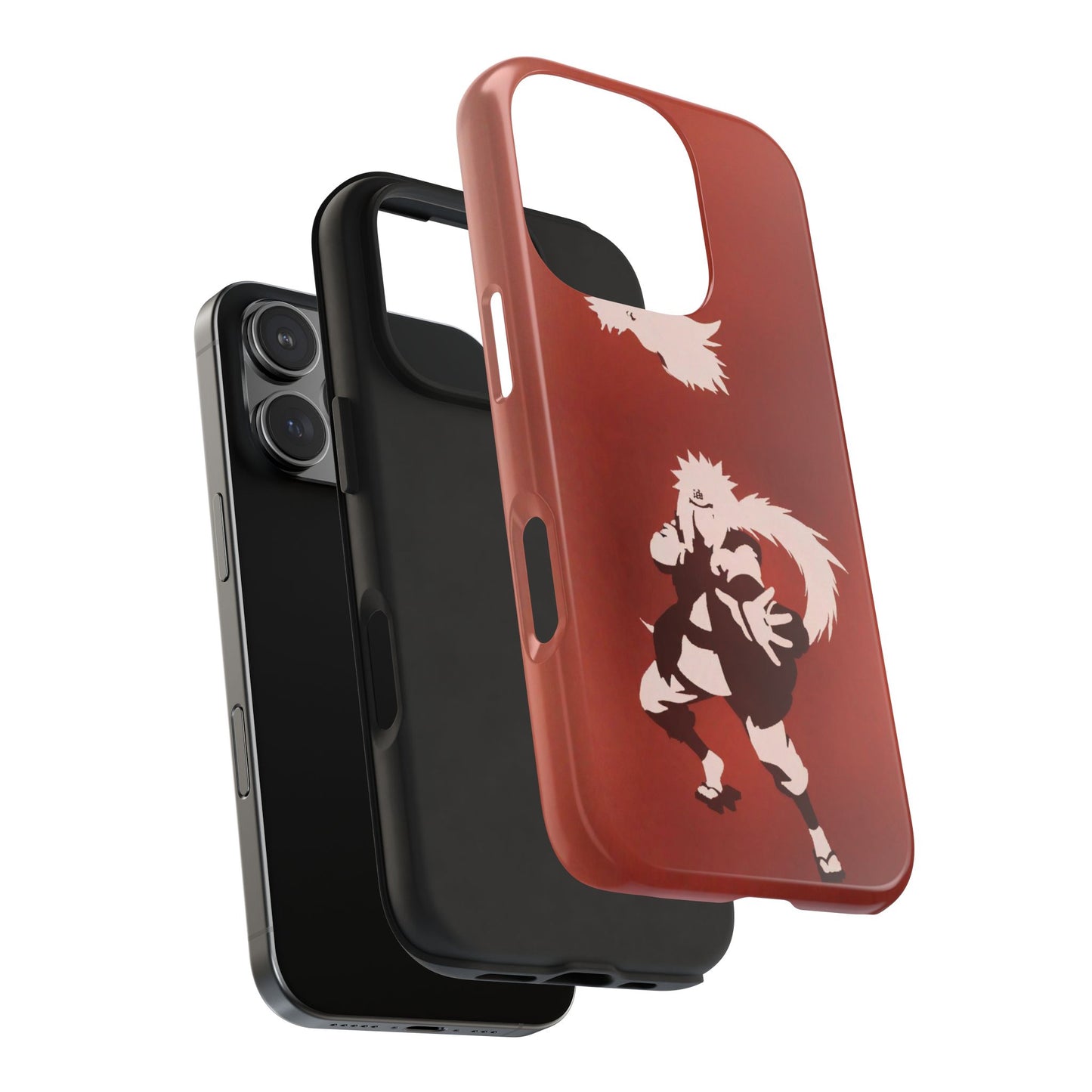 Red Jiraiya Anime Naruto Red Anime iPhone Cases