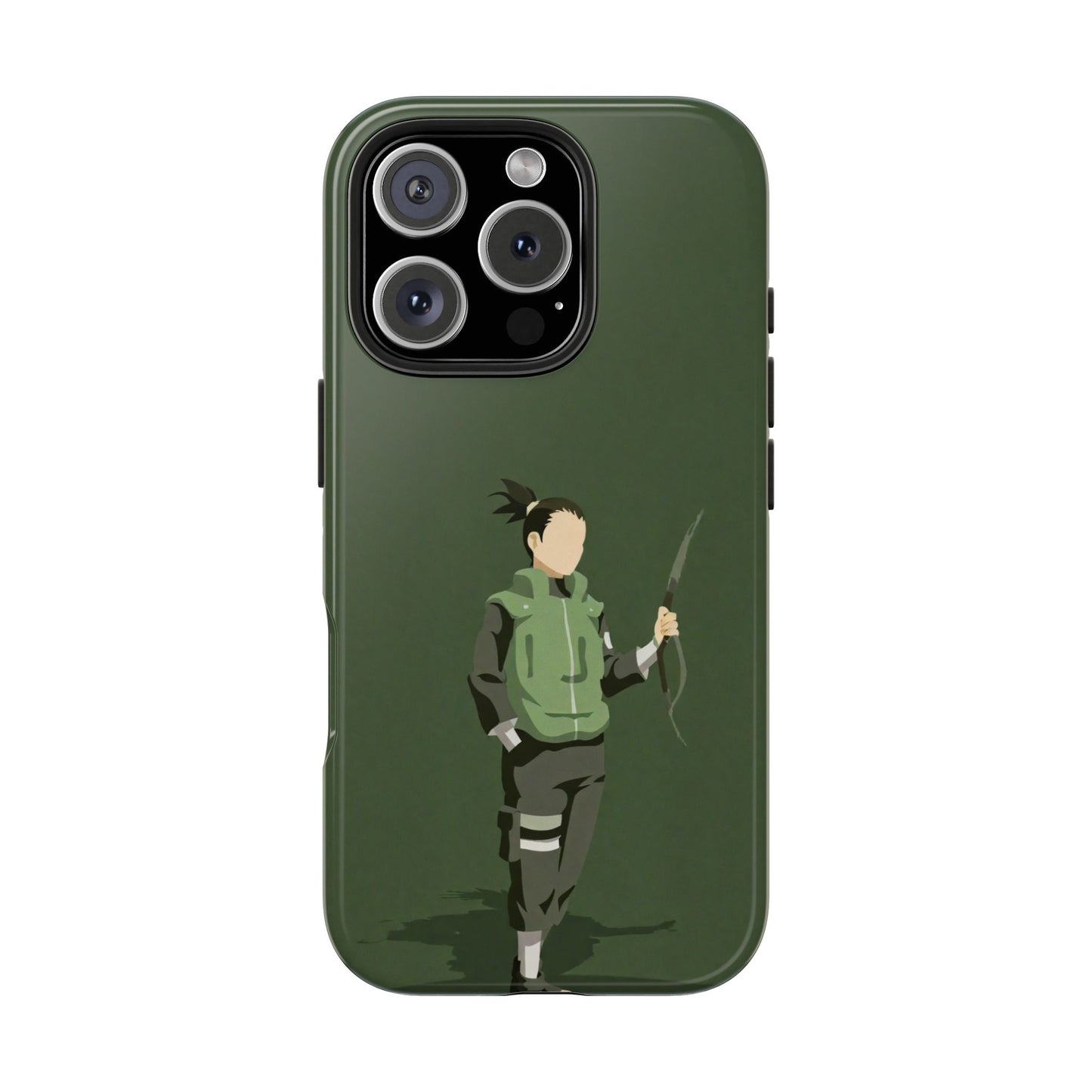 Minimalist Shikamaru Nara Anime Naruto iPhone Cases