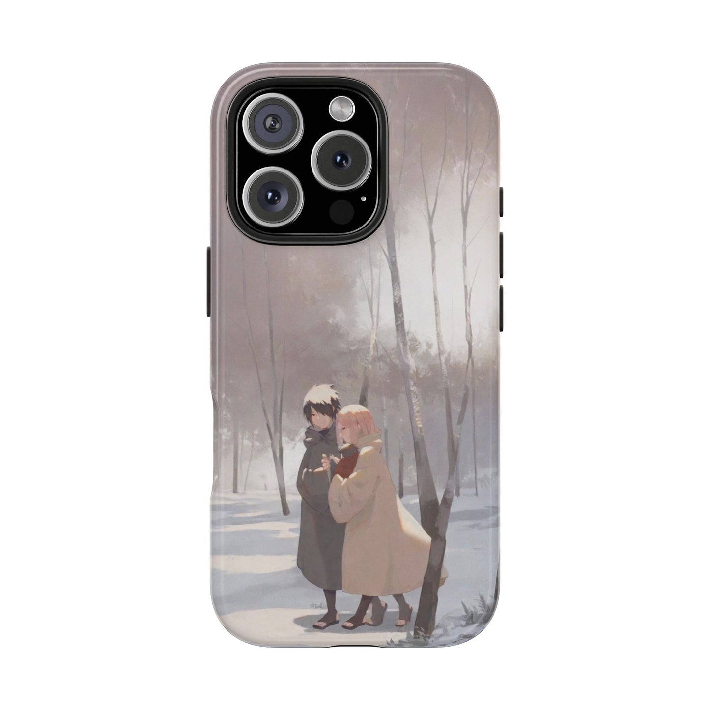 Sarada Uchiha Sasuke Uchiha Sakura Haruno Anime Naruto iPhone Cases