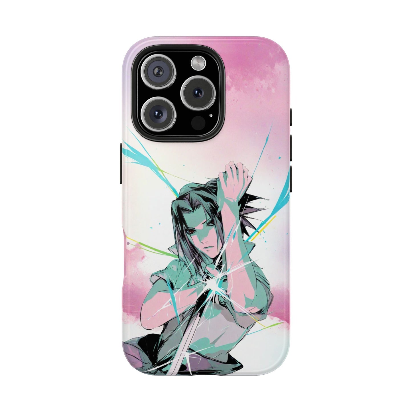 Sasuke Uchiha Strikes - Naruto Anime iPhone Cases