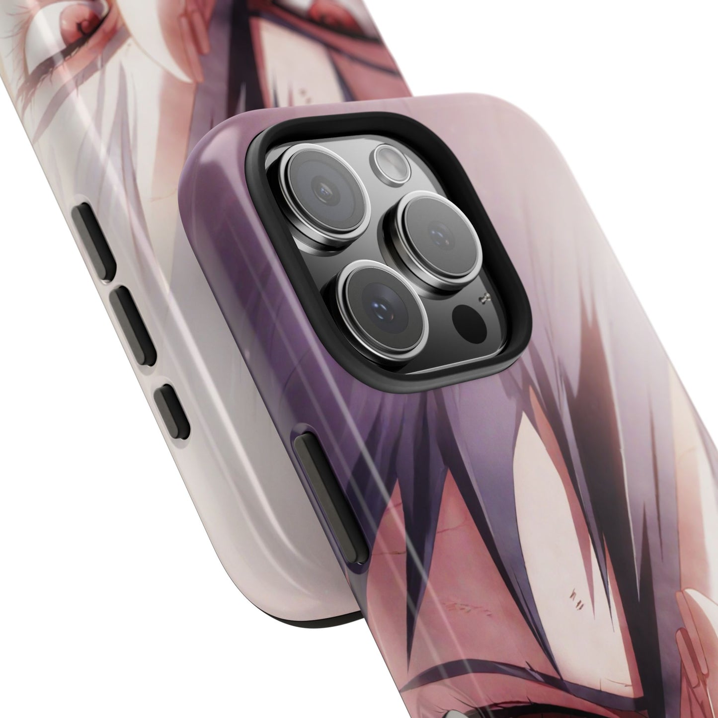 Black Hair Rinnegan Sharingan Sasuke Uchiha Anime Naruto iPhone Cases