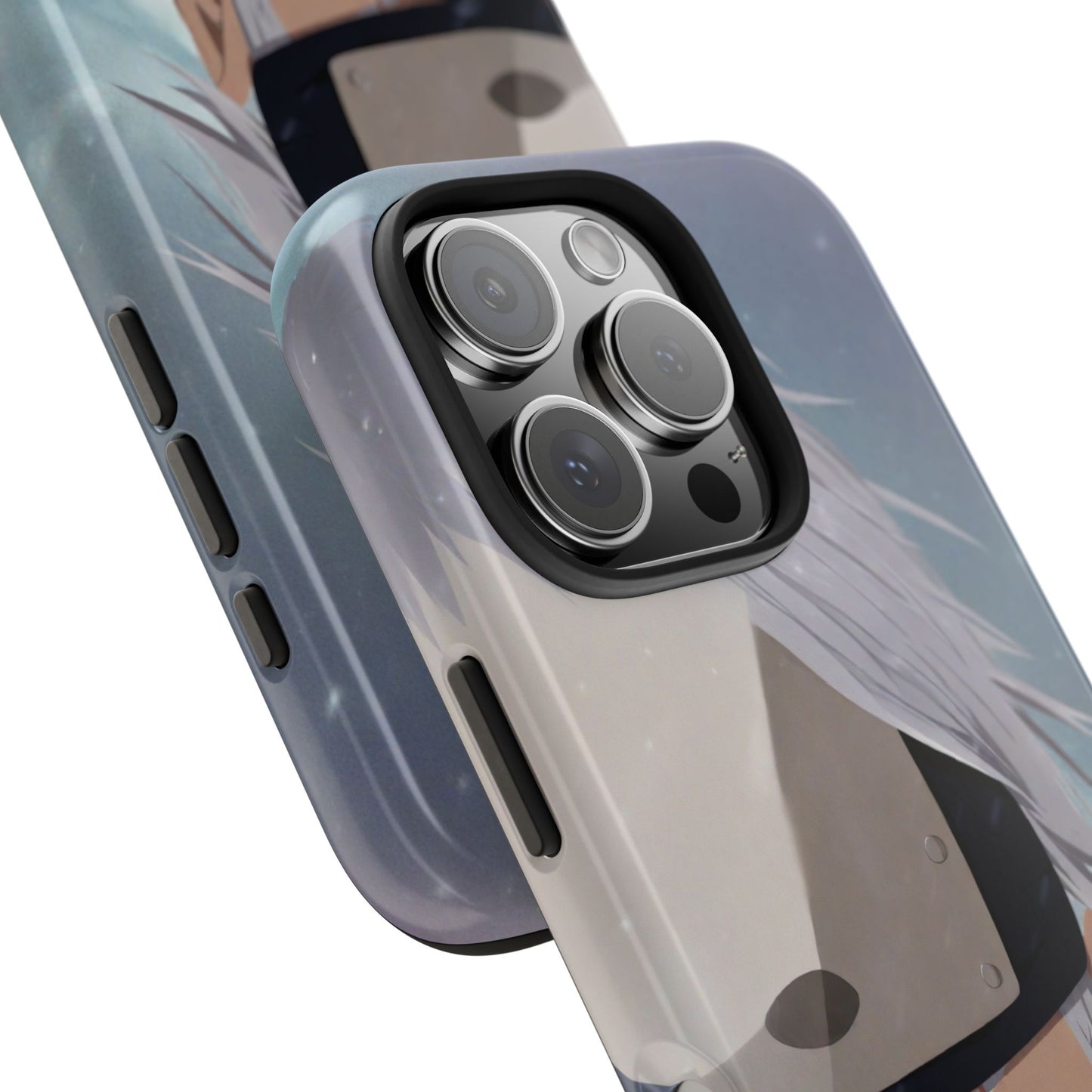 Scar Sharingan White Hair Kakashi Hatake Anime Naruto iPhone Cases