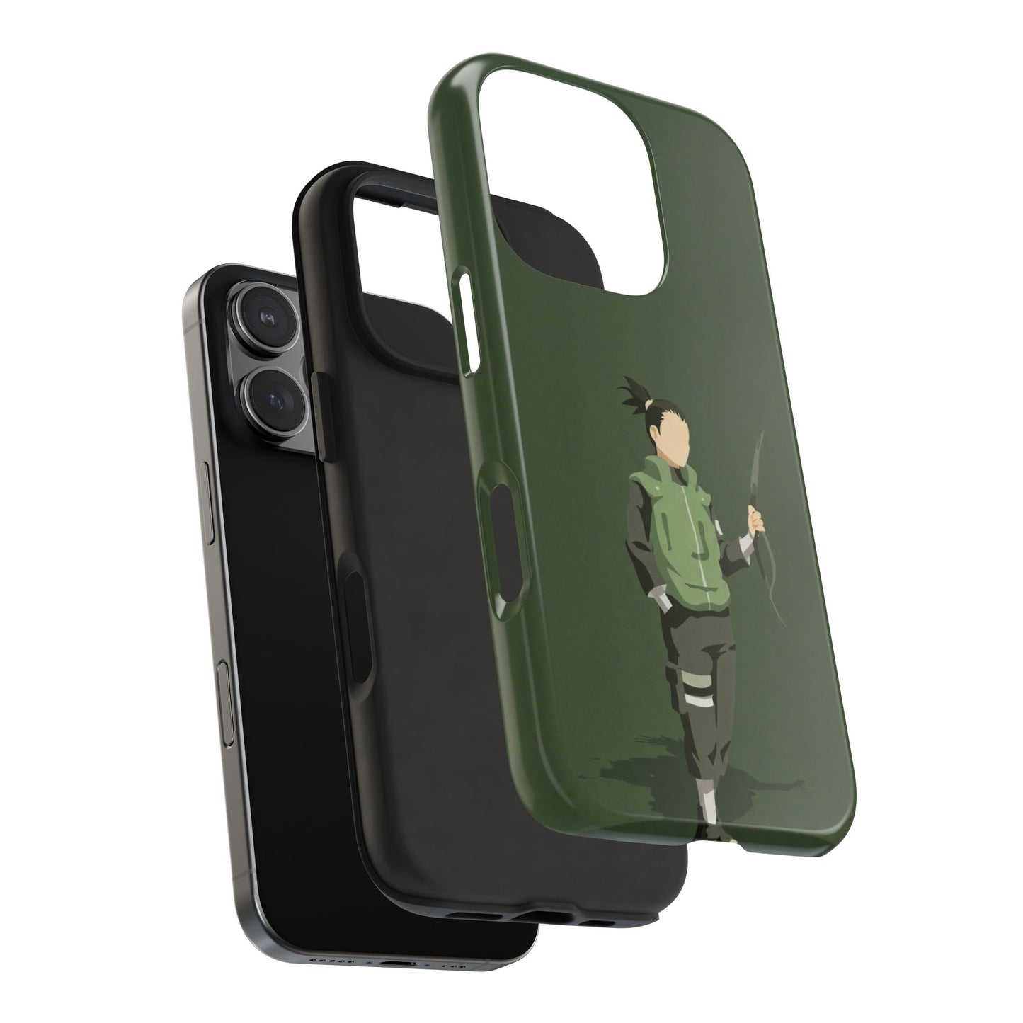 Minimalist Shikamaru Nara Anime Naruto iPhone Cases