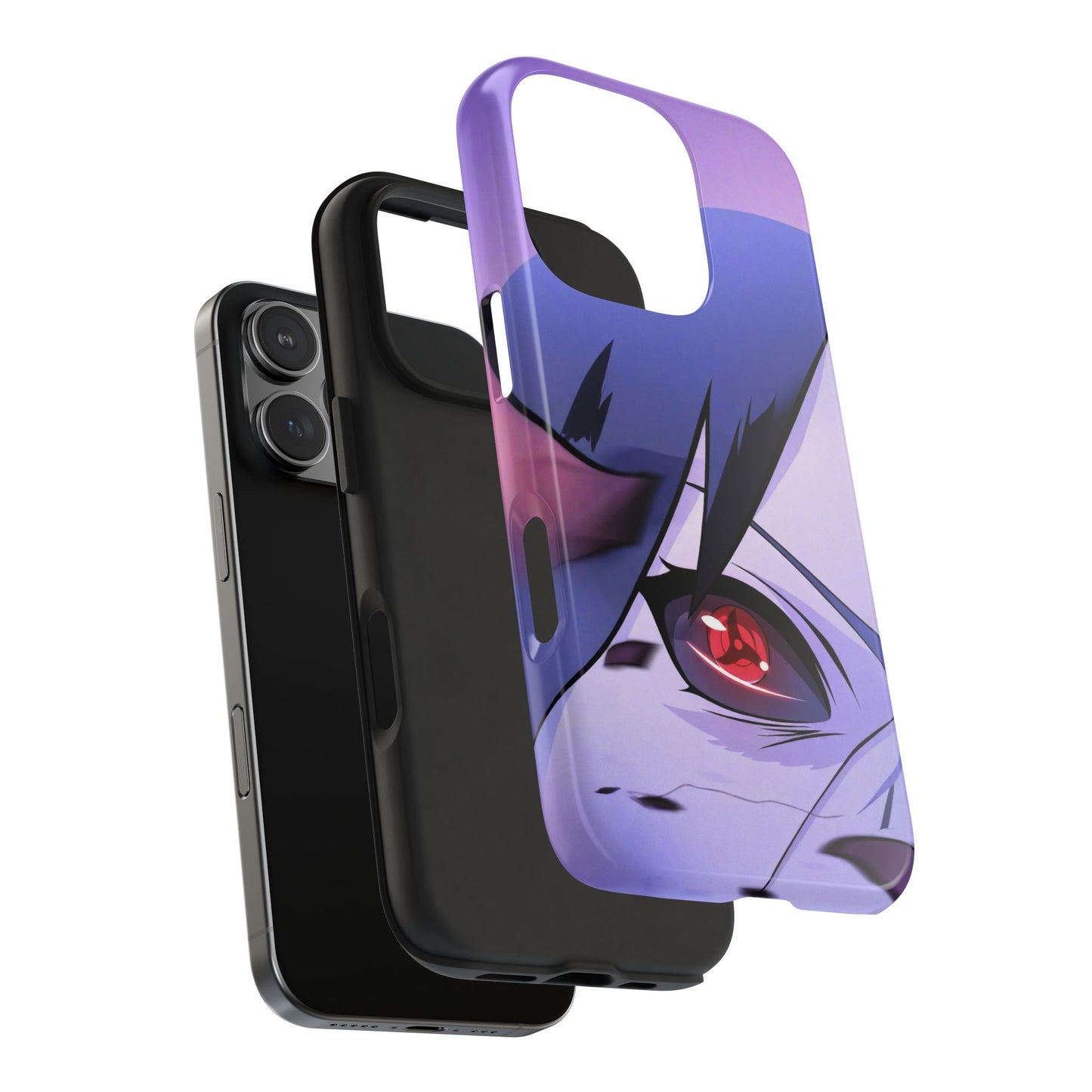 Itachi Uchiha Sharingan Red Eyes Anime Naruto iPhone Cases