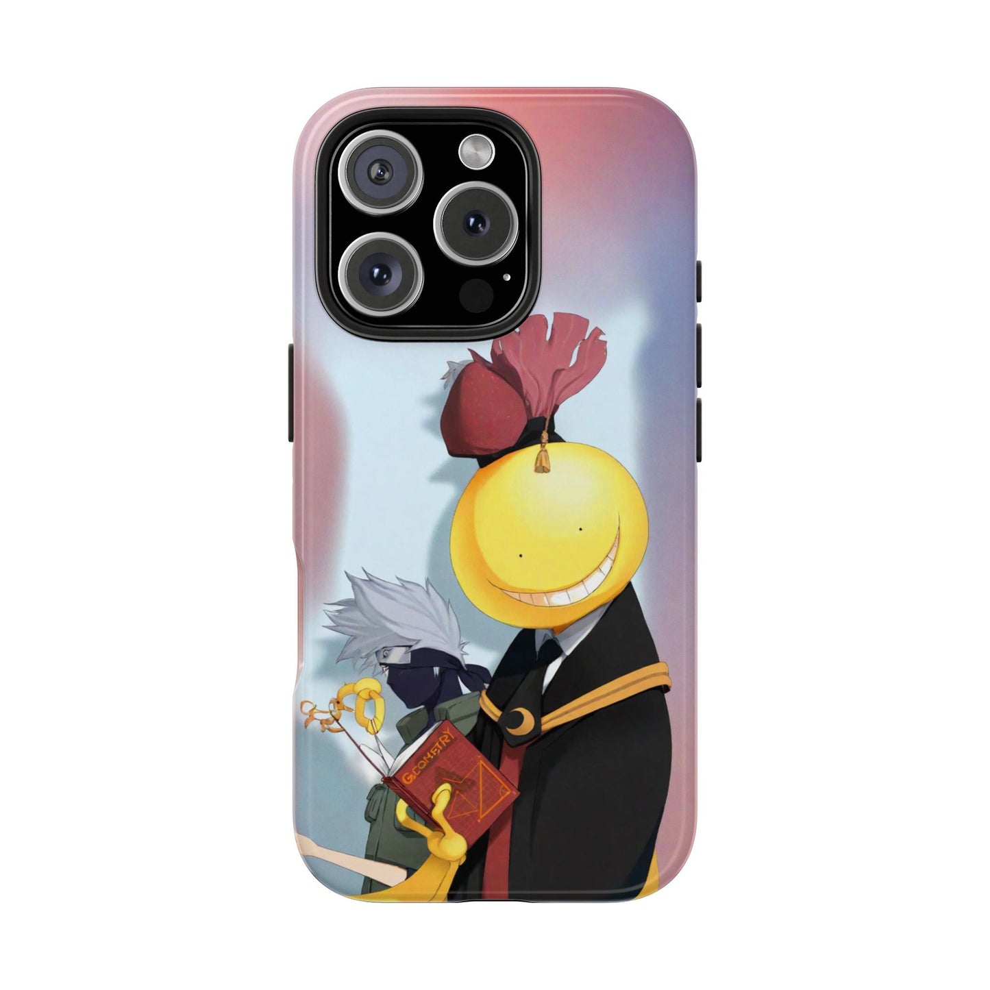 Assassination Classroom Naruto Eikichi Onizuka Koro-sensei Kakashi Hatake Anime Crossover iPhone Cases