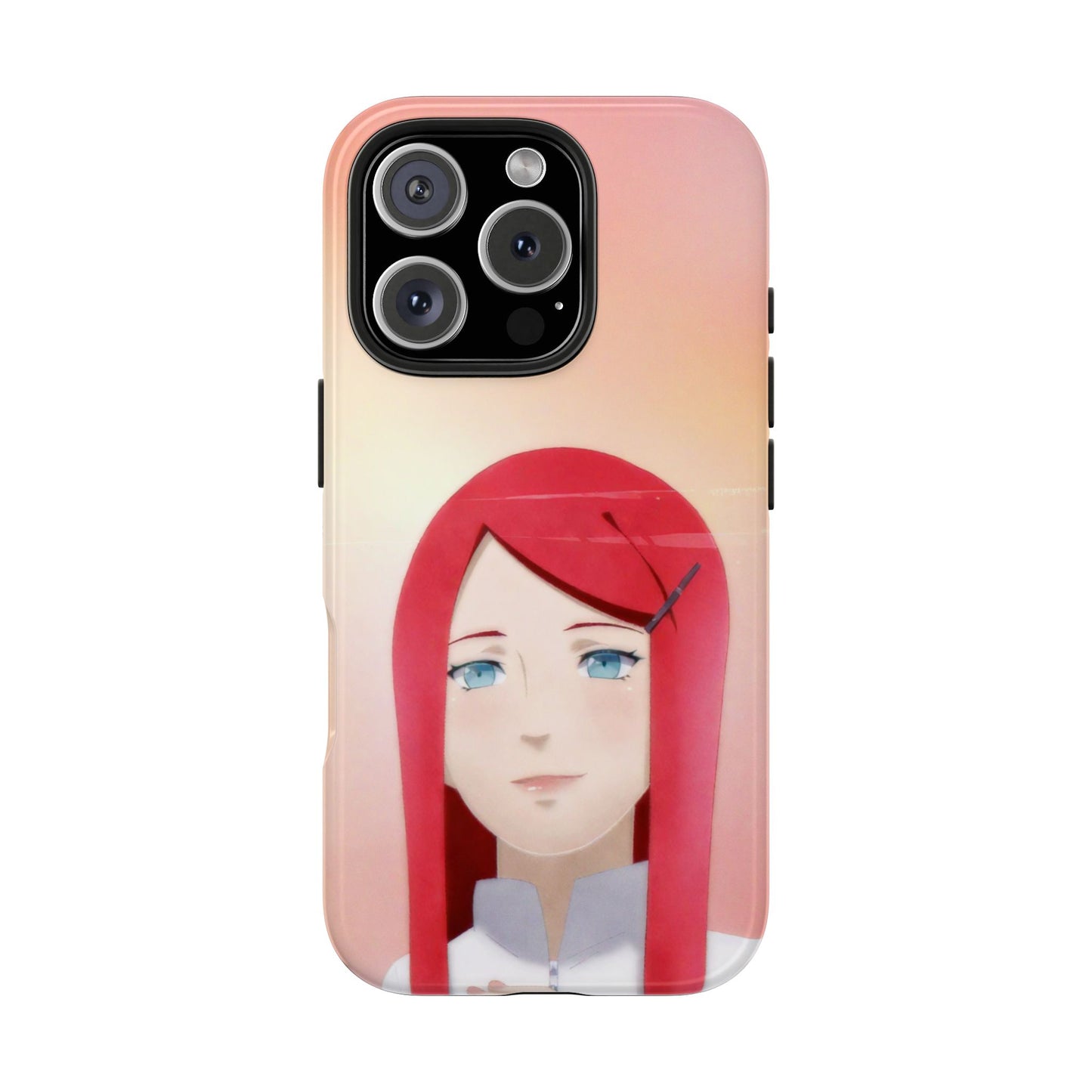 Red Hair Face Kushina Uzumaki Anime Naruto iPhone Cases
