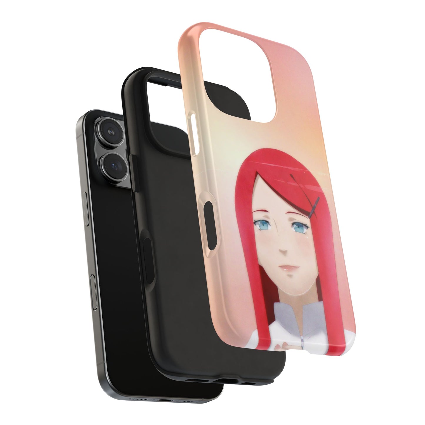 Red Hair Face Kushina Uzumaki Anime Naruto iPhone Cases
