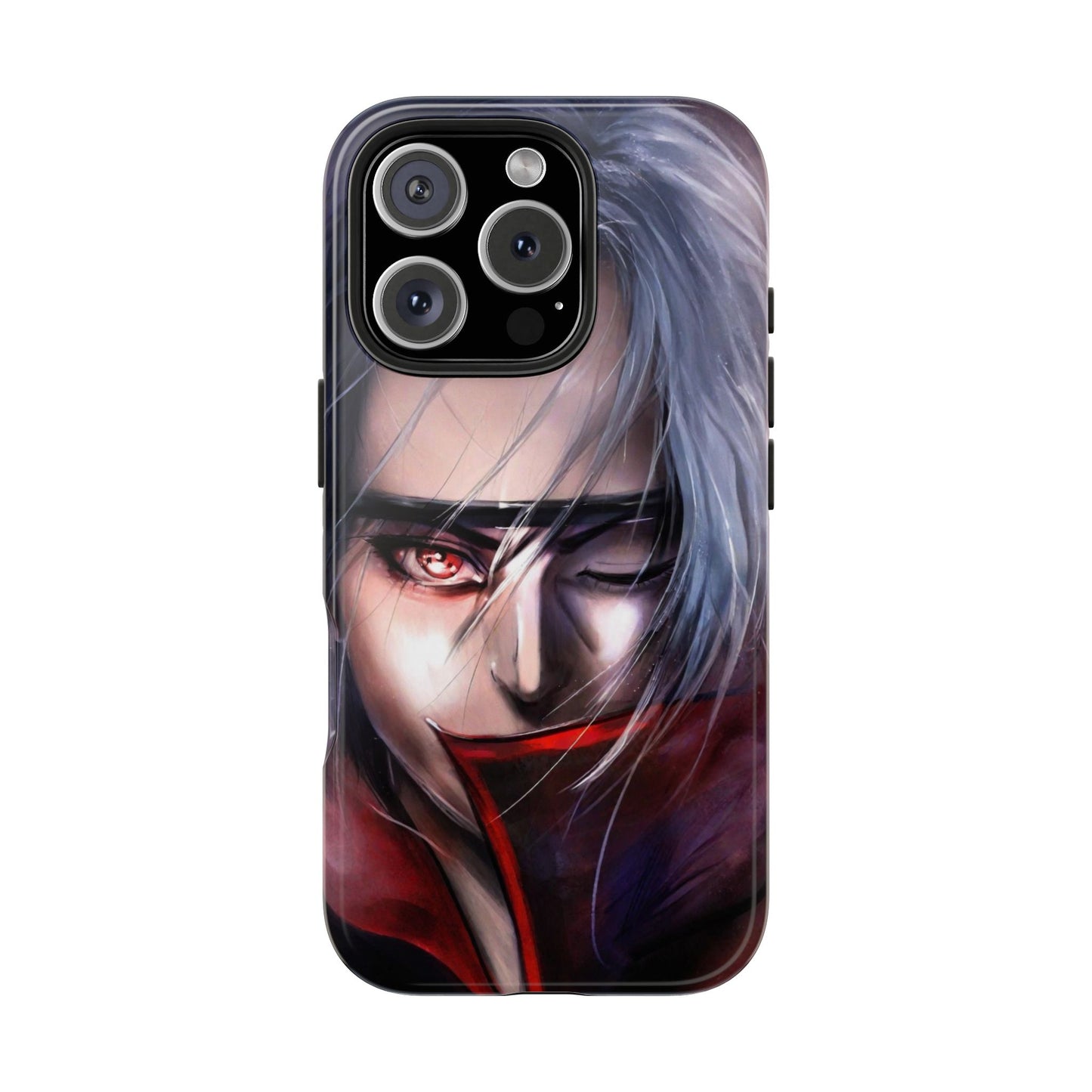 Akatsuki Sharingan Itachi Uchiha Anime Naruto iPhone Cases
