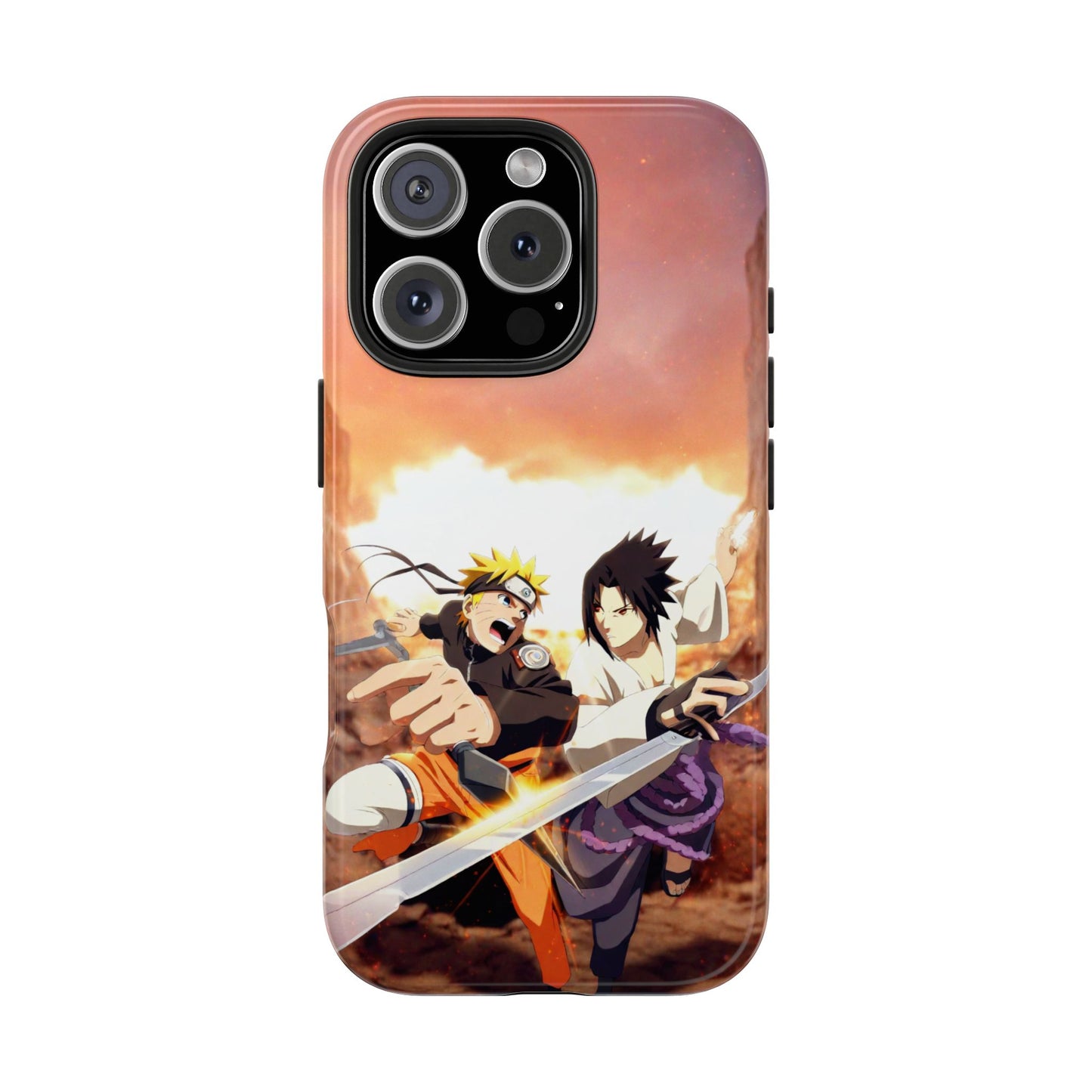Sasuke Uchiha Naruto Uzumaki Anime Naruto iPhone Cases