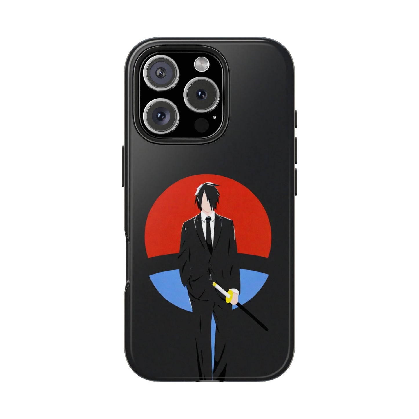 Uchiha Clan Sword Suit Sasuke Uchiha Naruto Boruto Black Hair Anime iPhone Cases