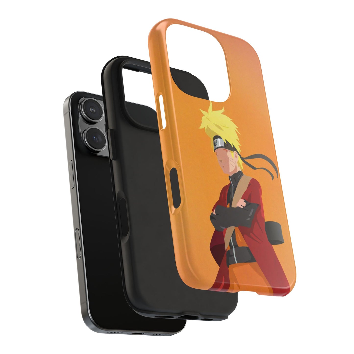 Minimalist Hokage Ninja Warrior Naruto Uzumaki Anime Naruto iPhone Cases