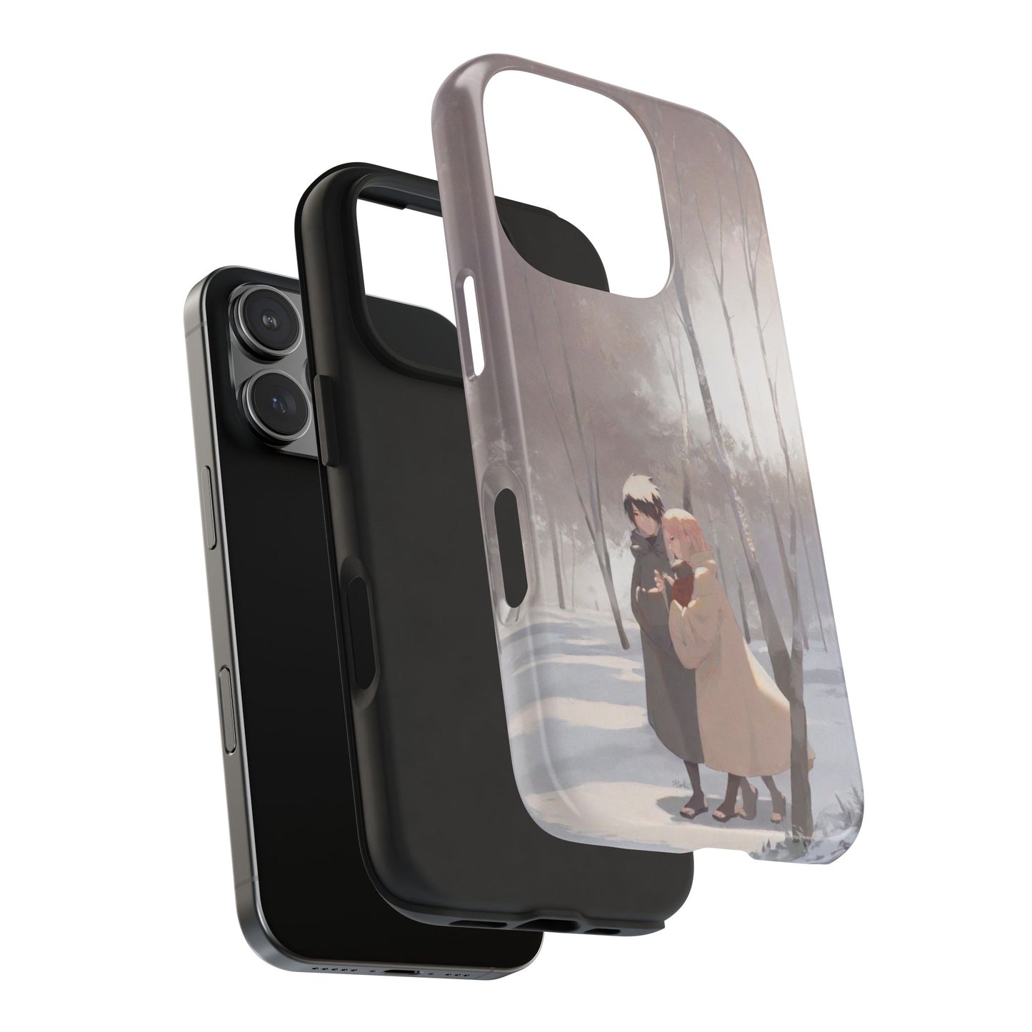 Sarada Uchiha Sasuke Uchiha Sakura Haruno Anime Naruto iPhone Cases