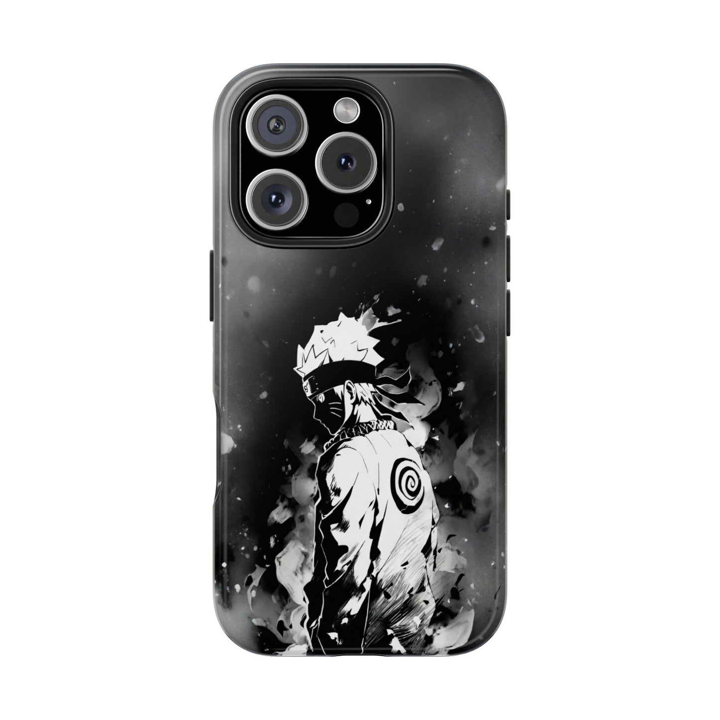 Epic Black White Naruto Uzumaki iPhone Cases