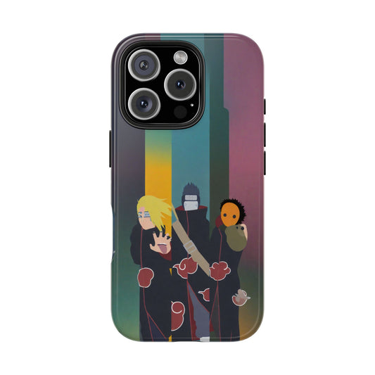 Deidara Kisame Hoshigaki Obito Uchiha Pain Anime Naruto iPhone Cases