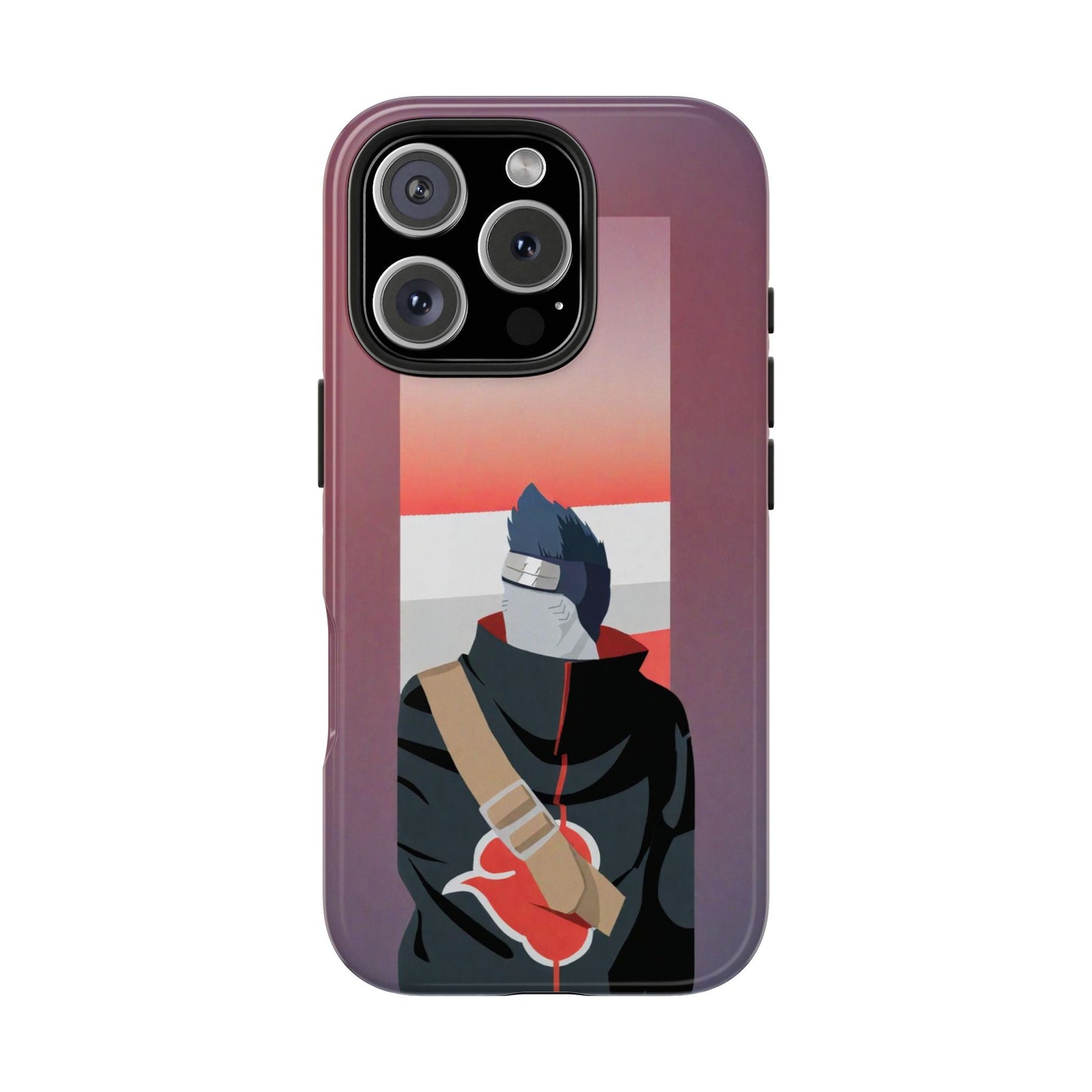 Minimalist Akatsuki Kisame Hoshigaki Uchiha Clan Anime Naruto iPhone Cases