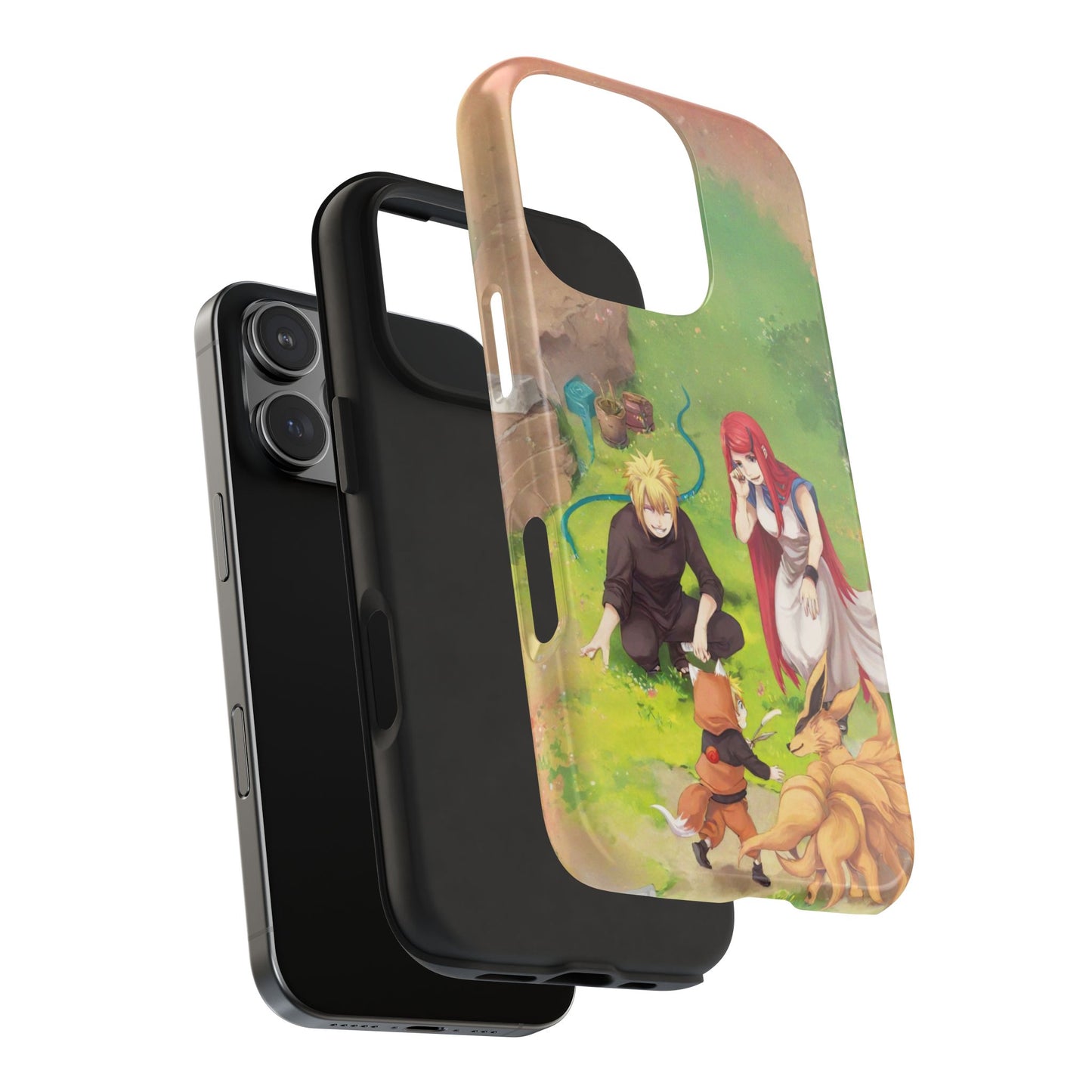 Kyūbi Naruto Uzumaki Minato Namikaze Kushina Uzumaki Anime Naruto iPhone Cases