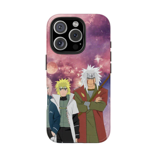Jiraiya Minato Namikaze Anime Naruto iPhone Cases