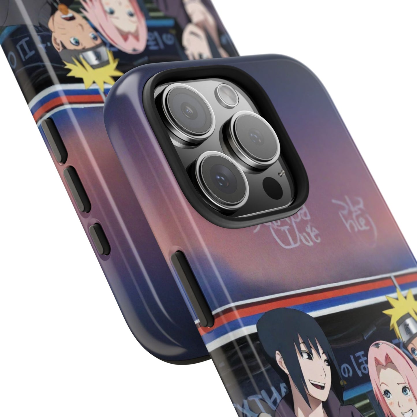 Sasuke Uchiha Naruto Uzumaki Sakura Haruno Anime Naruto iPhone Cases