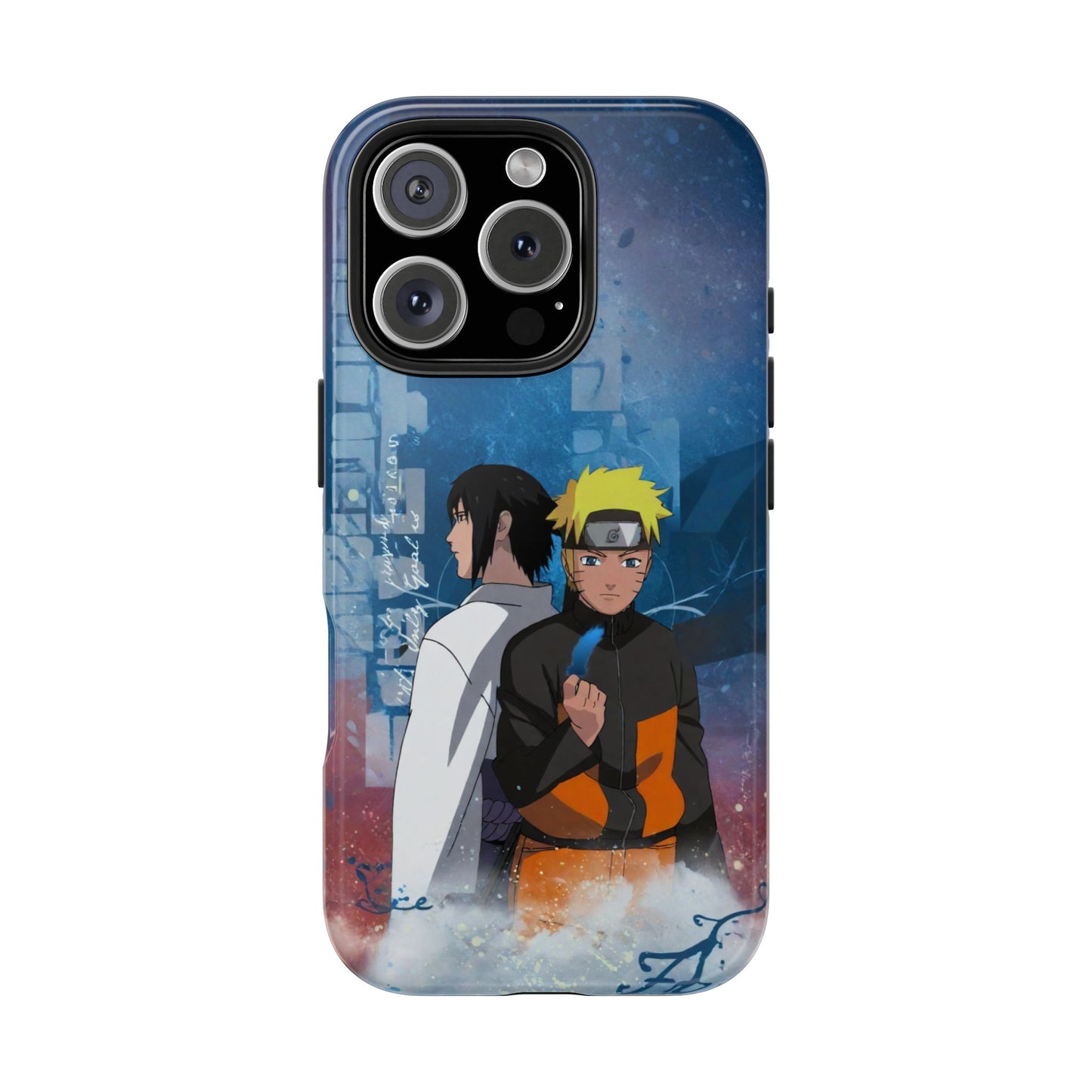 Sasuke Uchiha Naruto Uzumaki Anime Naruto iPhone Cases