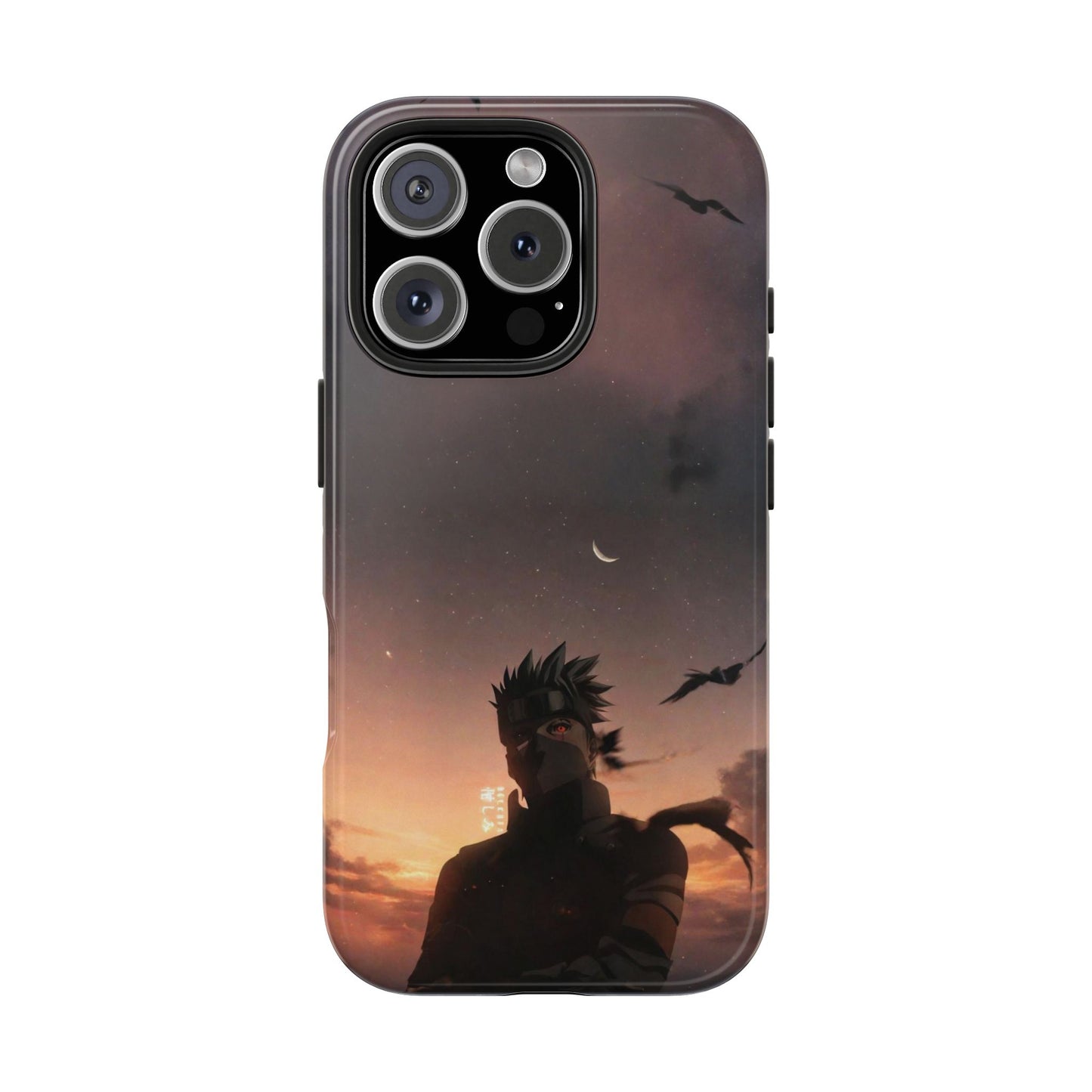 Kakashi Sharingan Sunset - Anime Naruto iPhone Cases