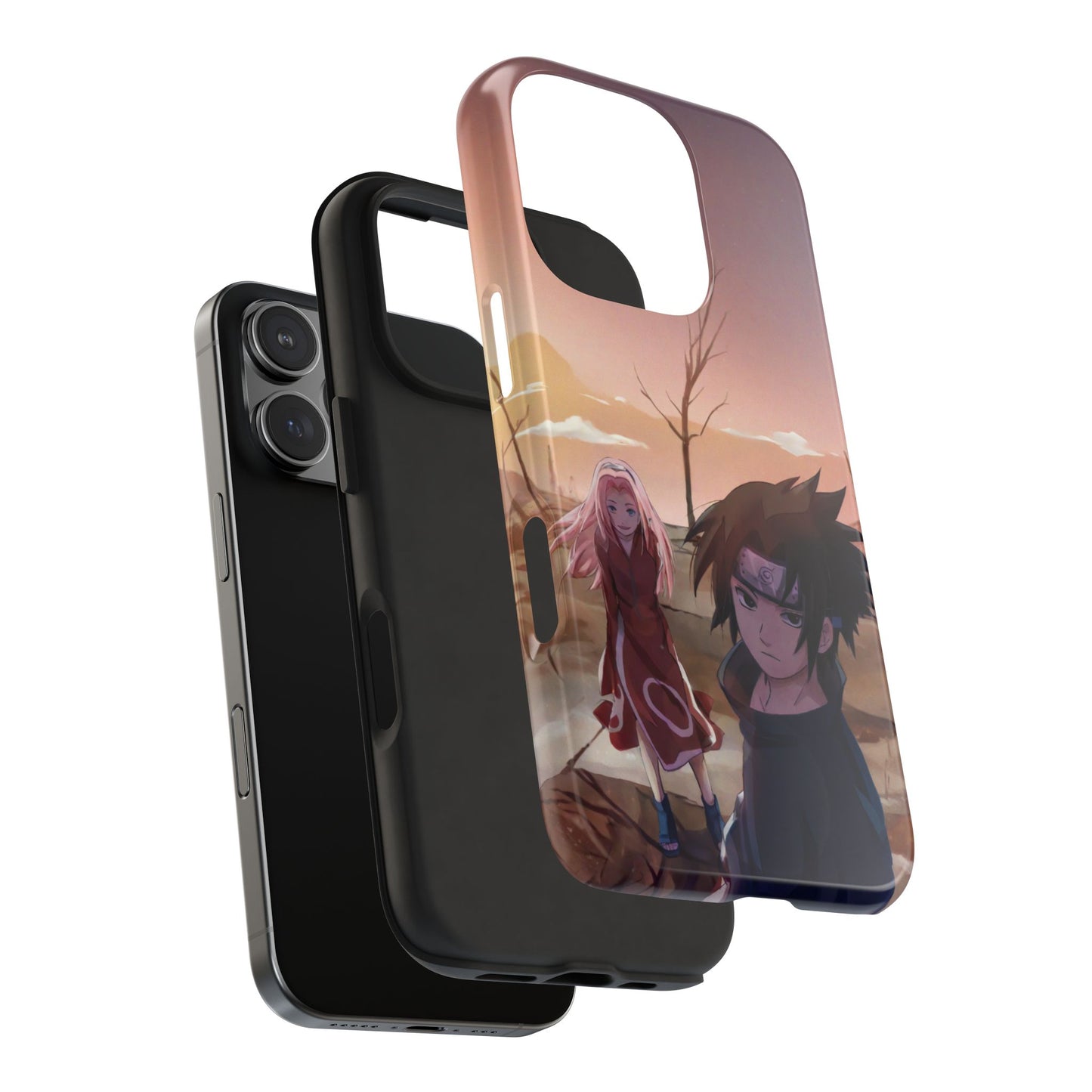 Sakura Haruno Sasuke Uchiha Naruto Uzumaki Anime Naruto iPhone Cases