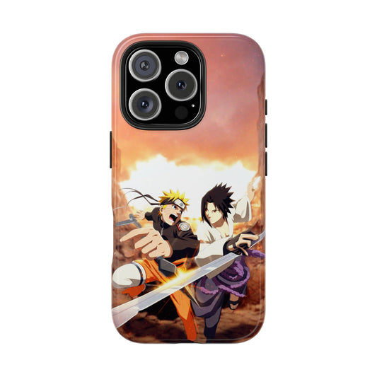 Sasuke Uchiha Naruto Uzumaki Anime Naruto iPhone Cases