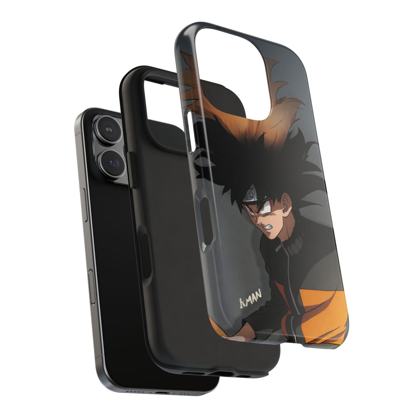 Naruto Goku Anime Crossover iPhone Cases